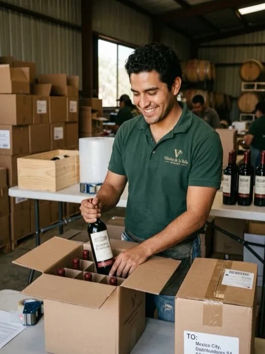 Bodega de vinos con ERP en la nube