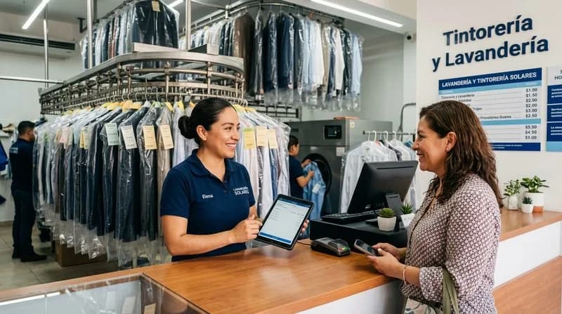 Tipos de tintorerías y lavanderías que usan ClickBalance